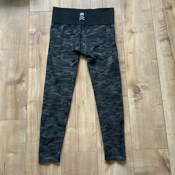 Soulcycle Camo Seamless Tights Leggings M - Picture 4 of 8